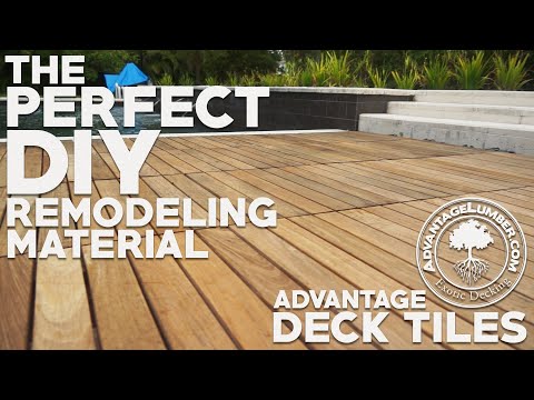 Why Advantage Deck Tiles™ are the Perfect DIY Remodeling Material