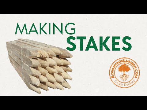 Making Hardwood Stakes