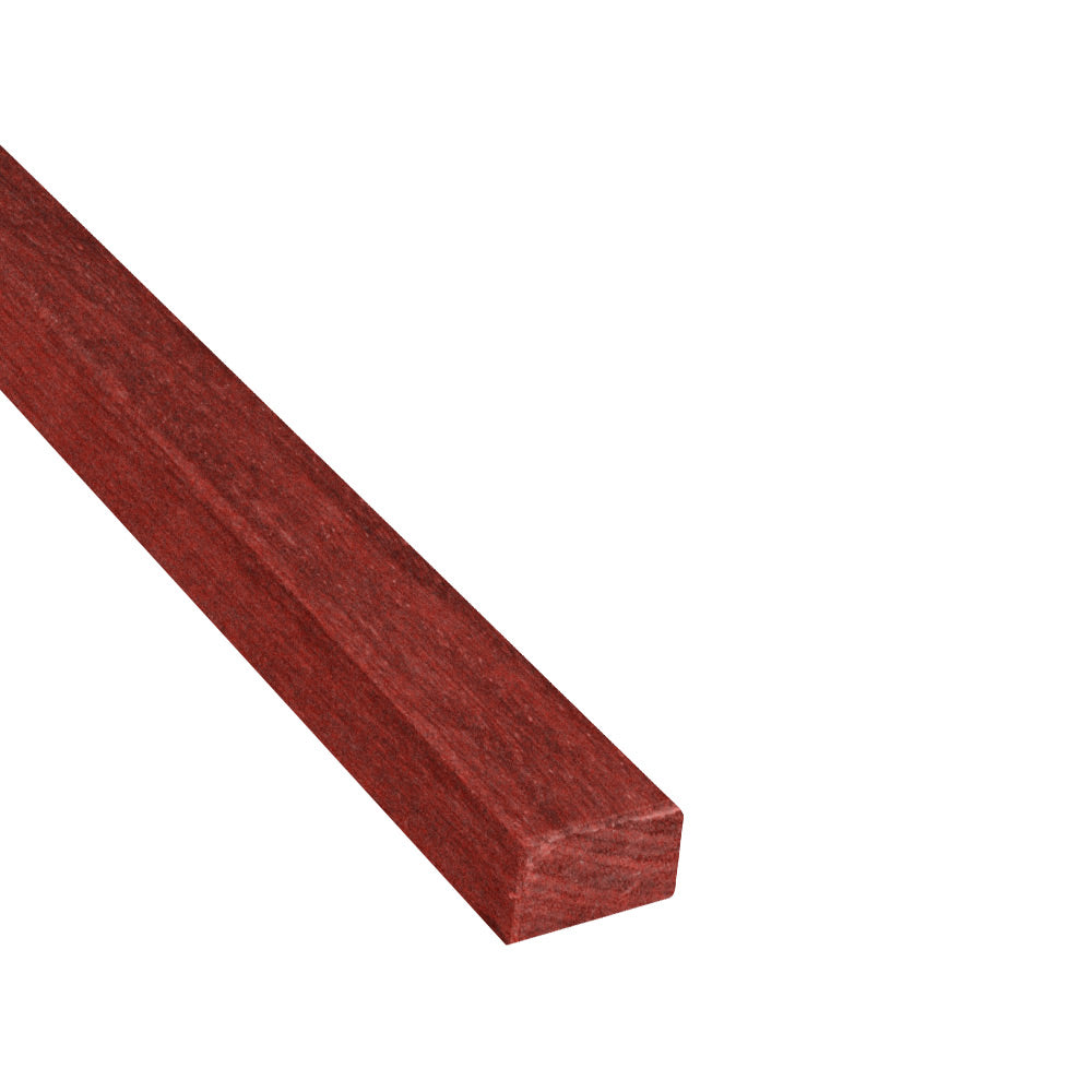 1 x 2 Brazilian Redwood (Massaranduba) Wood