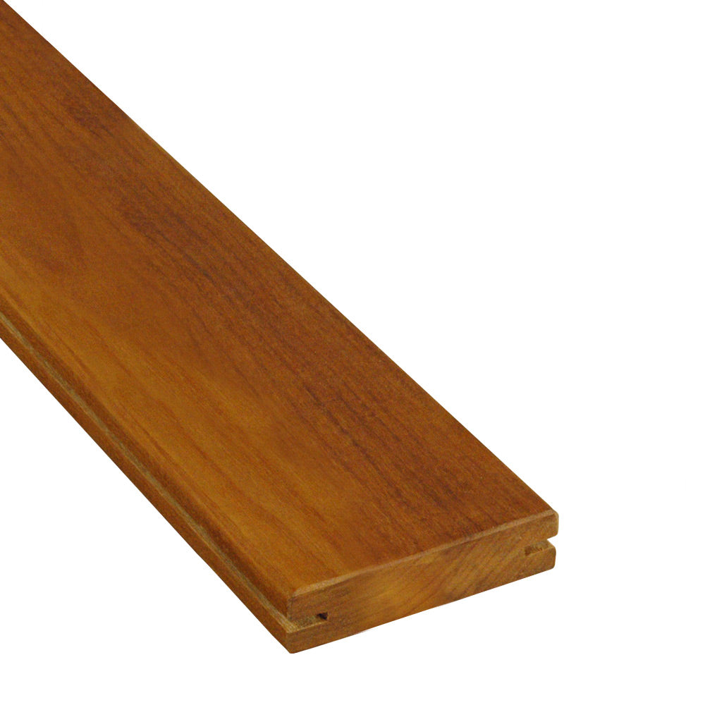 1 x 4 +Plus® Garapa Wood Pre-Grooved Decking (21mm x 4)