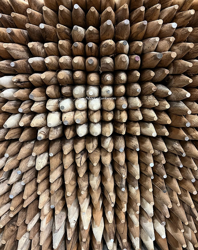 Teak Hardwood Stakes