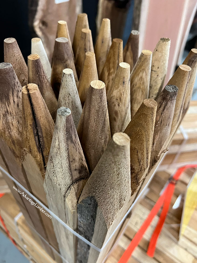 Teak Hardwood Stakes