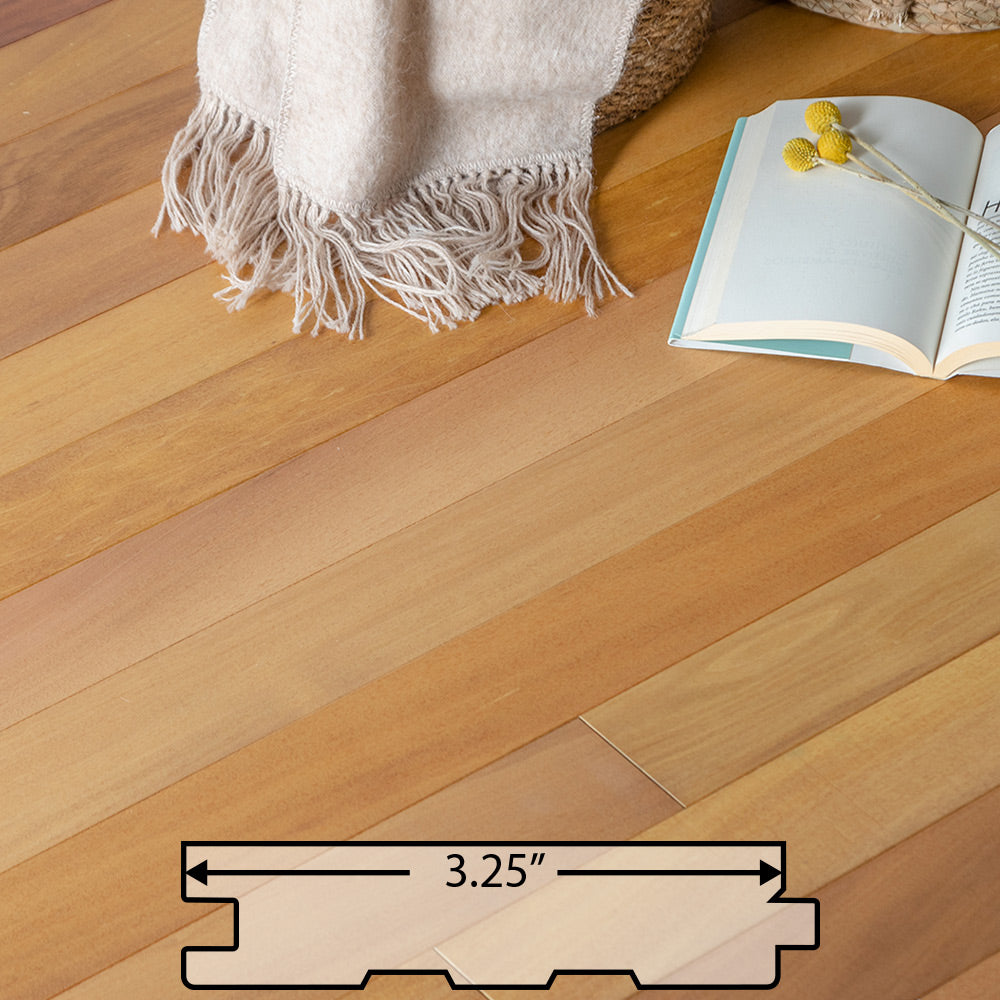 Garapa (Grapia) Solid Flooring 3.25″ Unfinished, $4.47/sqft