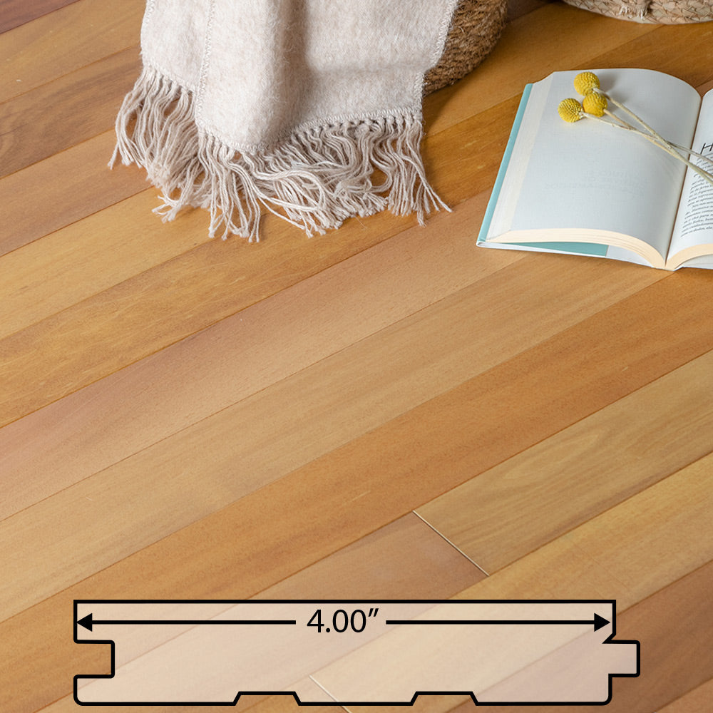 Garapa (Grapia) Solid Flooring 4″ Unfinished, $4.67/sqft