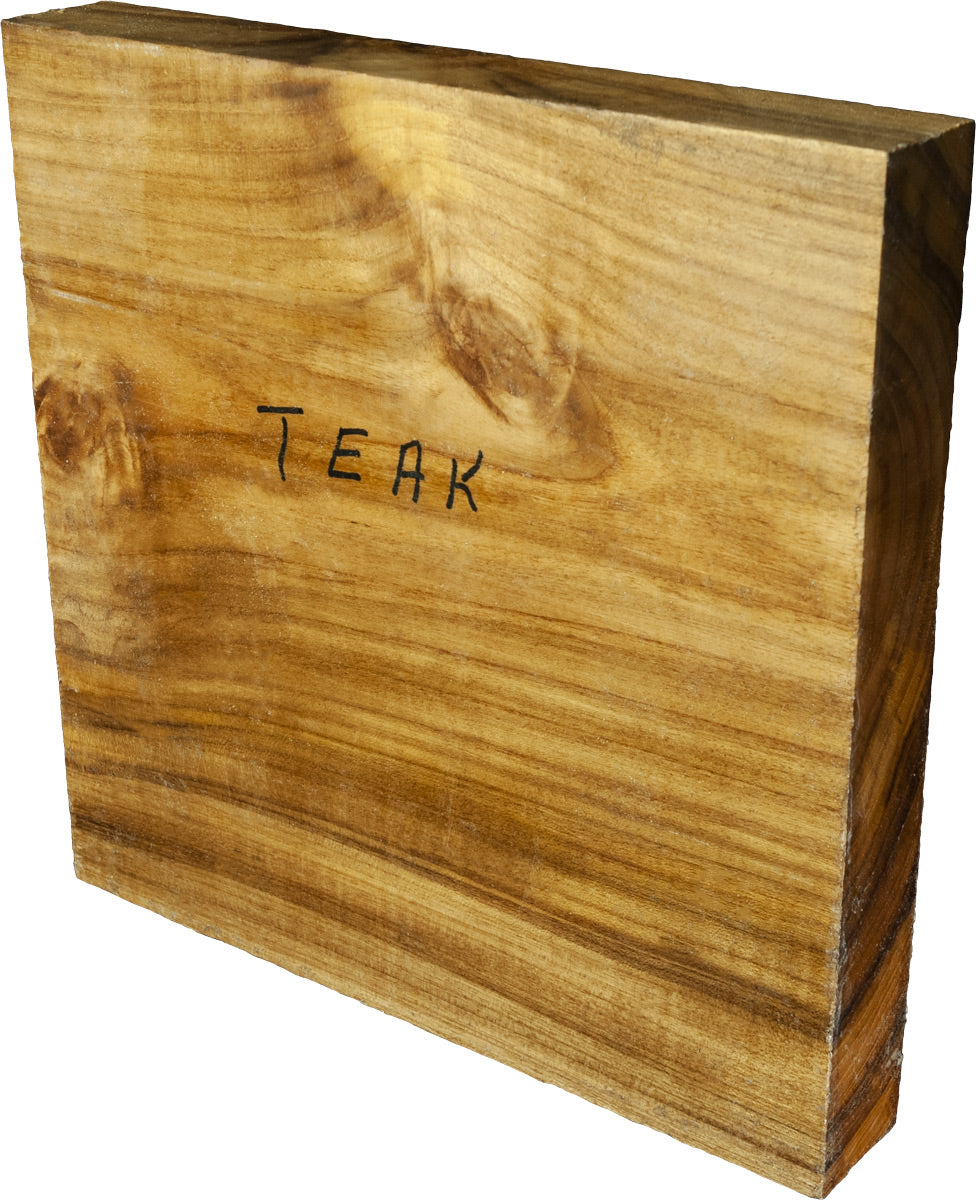 2″ x 12″ x 12″ Teak Turning Blank