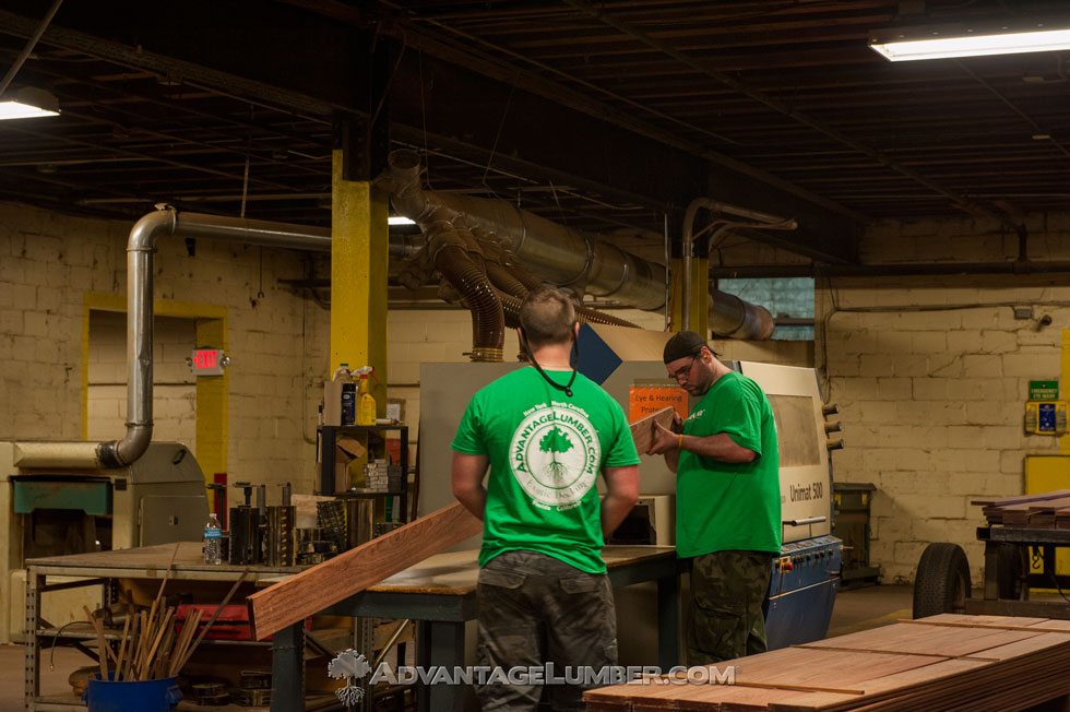 hardwood decking production facility in buffalo