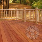 Log Home Deck