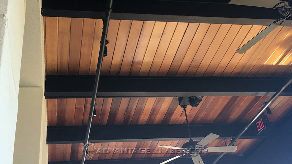 Cypress Wood Ceiling