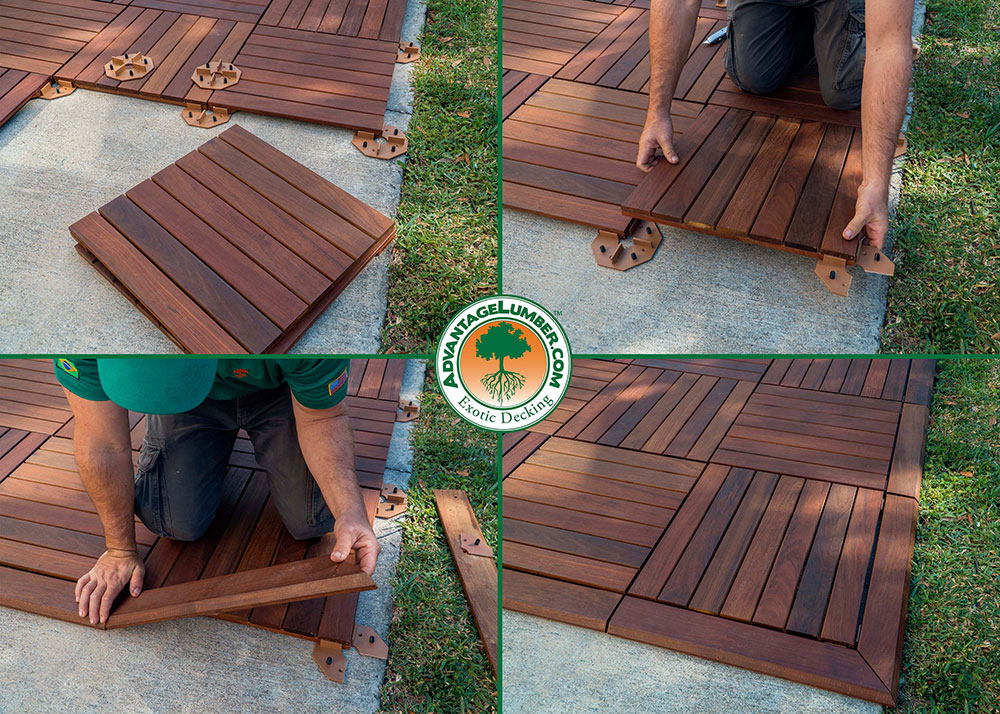 Installing Deck Tiles