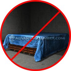 Do not store decking under a tarp or in a garage.